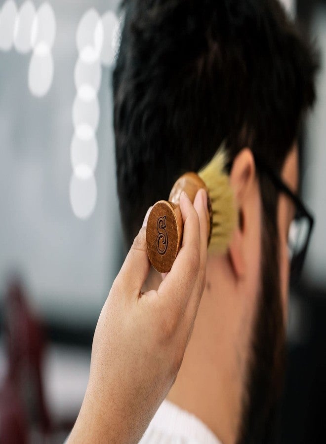 Suavecito Neck Duster Brush Long Soft Bristles & Wood Handle Clean Hair Dust Effortlessly - Image 5